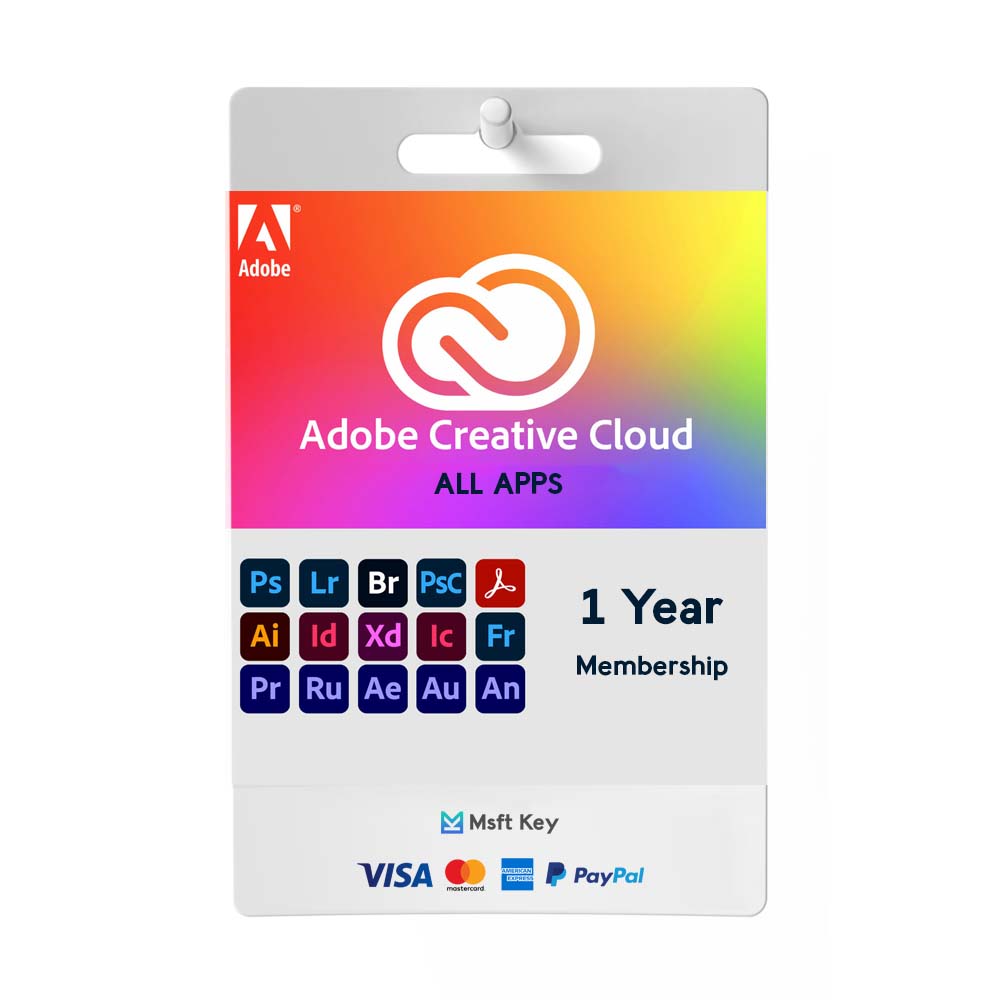 Adobe Creative Cloud 1 Year Membership